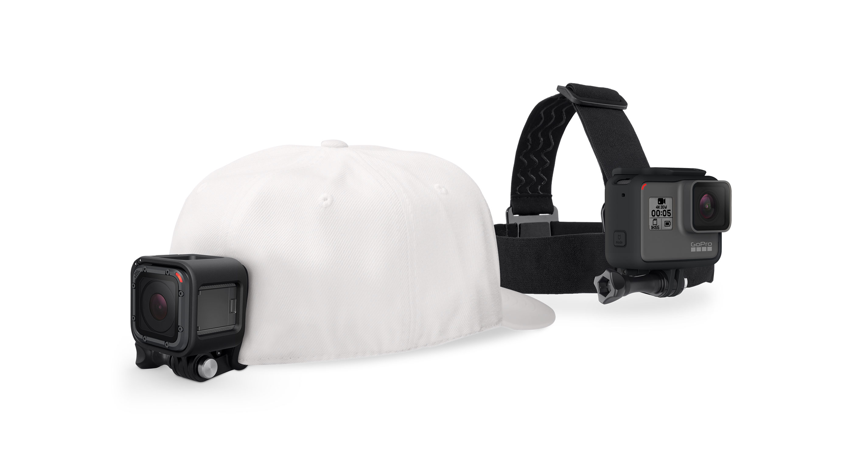 GoPro peapael kinnitus+kiirkinnitus