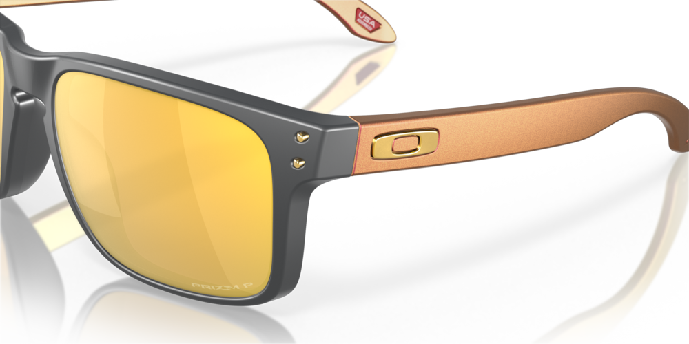 Päikeseprillid OAKLEY Holbrook Matte Carbon Prizm 24K Polarized