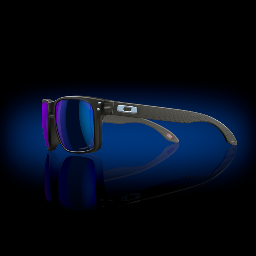Päikeseprillid OAKLEY Holbrook Matte Grey Smoke Prizm Sapphire Polarized
