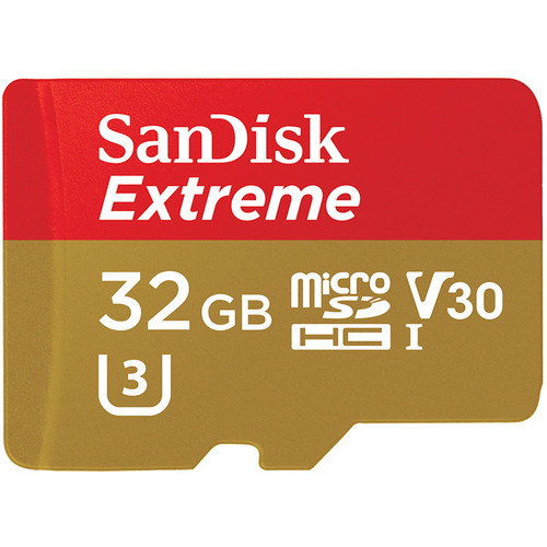 SanDisk microSDHC 32GB Extreme U3 C10 V30