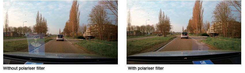 DRV-A700W polarised filter