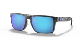 OAKLEY Holbrook Matte Black Prizmatic Prizm Sapphire Polarized
