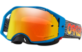 OAKLEY Airbrake MX Blue Crackle Prizm MX Torch Iridium