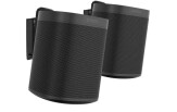 FLEXSON Wall Mount for Sonos One, One SL and Play:1 Pair - Black