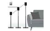 FLEXSON Adjustable Floor Stands for Sonos One, One SL and Play:1 Pair - Black