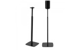 FLEXSON Adjustable Floor Stands for Sonos One, One SL and Play:1 Pair - Black
