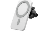 iPhone MagSafe juhtmevaba laadija ja telefonihoidik autosse valge