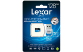 Lexar 633x 128GB class 10 UHS1 microSD kaart + USB adapter