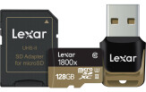 Lexar 1800x 128GB microSD UHS-II (U3)
