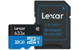 Lexar 633x 32GB microSD class 10 UHS1
