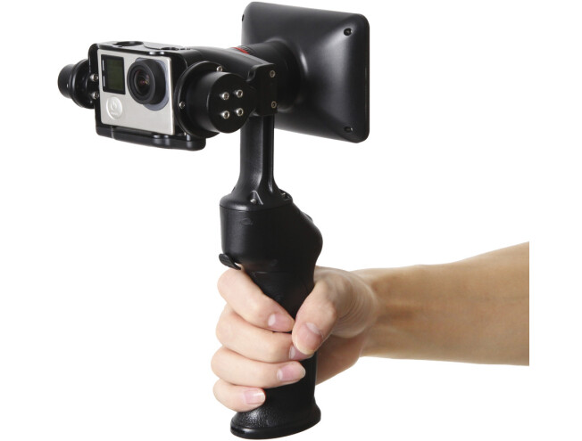 Rollei G5 ekraaniga 2-teljeline Gimbal GoPro kaamerale