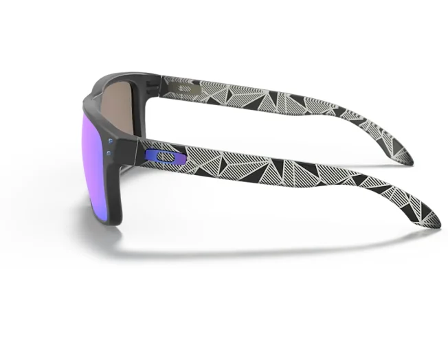 OAKLEY Holbrook Matte Black Prizmatic Prizm Sapphire Polarized