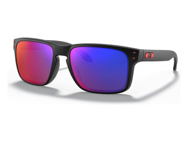 OAKLEY Holbrook Matte Black Positive Red Iridium