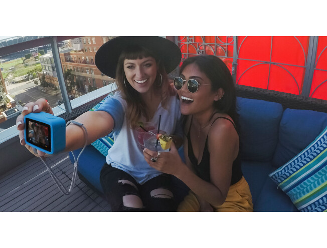 HERO9 Black Camera Sleeve + Lanyard white