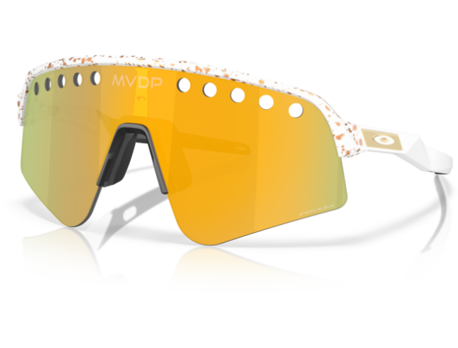 OAKLEY Sutro Lite Sweep MVDP White splatter Prizm 24k
