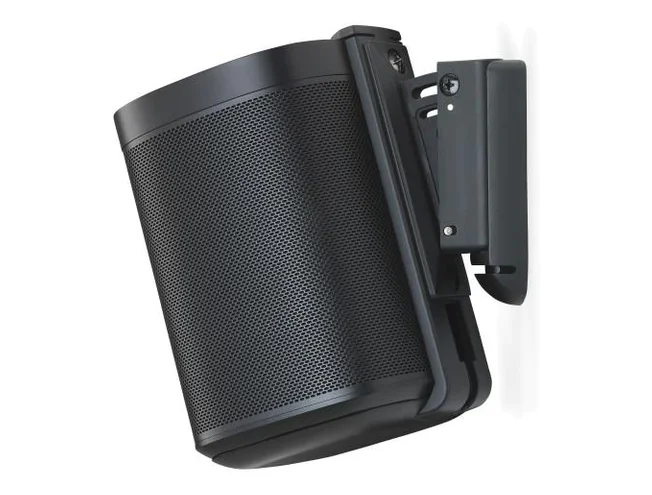 FLEXSON Wall Mount for Sonos One, One SL and Play:1 Pair - Black