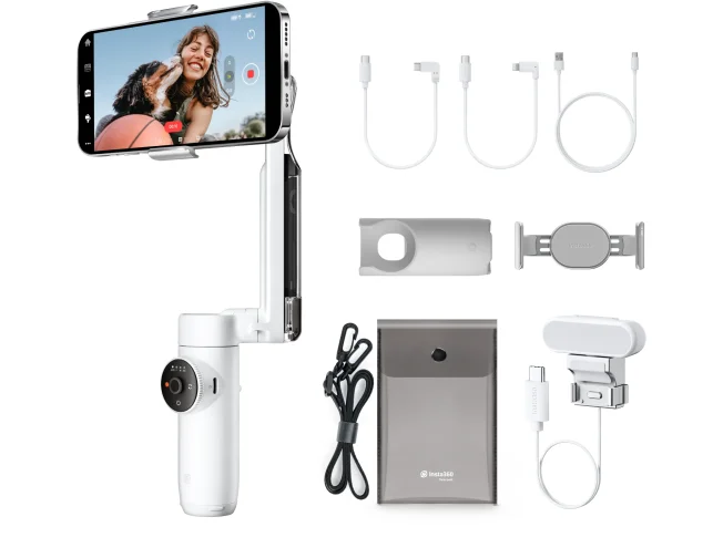 Gimbal Insta360 Flow Creator Bundle - valge