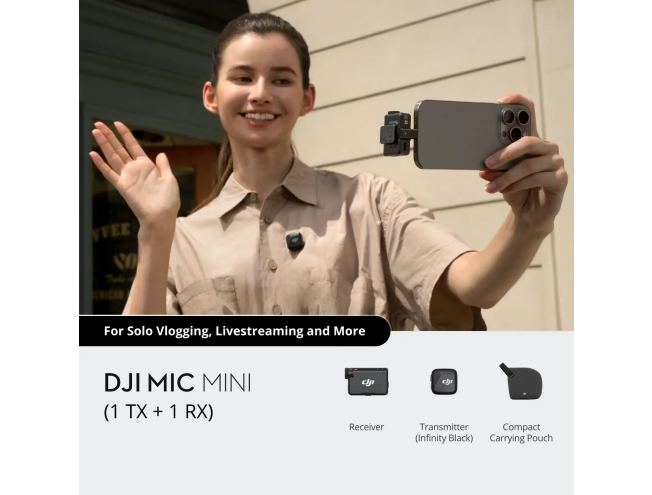 Mikrofon DJI Mic Mini 1TX + 1RX