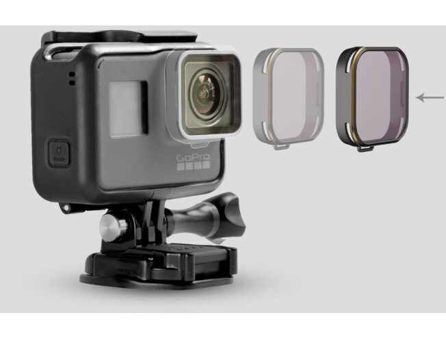 PGY Filters (MAGENTA /ORANGE/RED）for GoPro HERO5/6 Black cameras