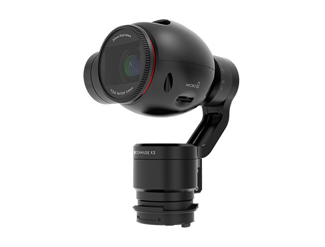 DJI Osmo X3 kaamera ja gimbal