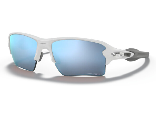 Päikeseprillid OAKLEY Flak 2.0 XL Polished White Prizm Deep Water Polarized