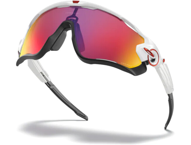 Päikeseprillid OAKLEY Jawbreaker Polished White Prizm Road