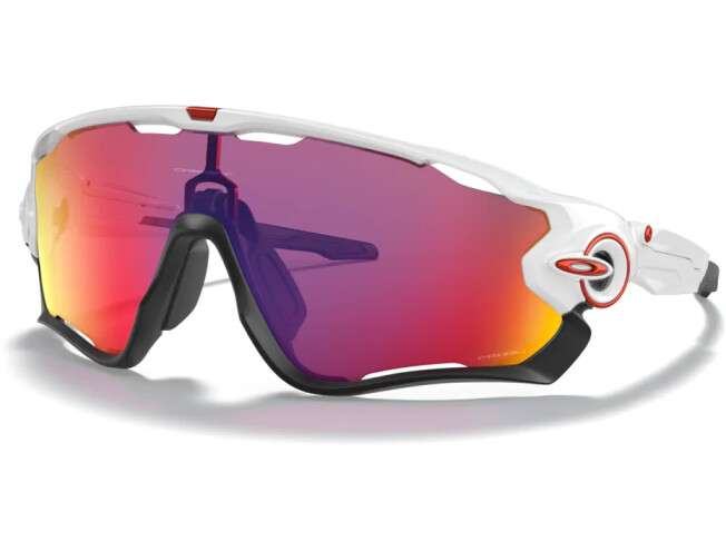 Päikeseprillid OAKLEY Jawbreaker Polished White Prizm Road
