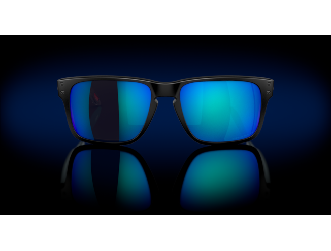 Päikeseprillid OAKLEY Holbrook XS Matte Transparent Stonewash Prizm Sapphire Polarized