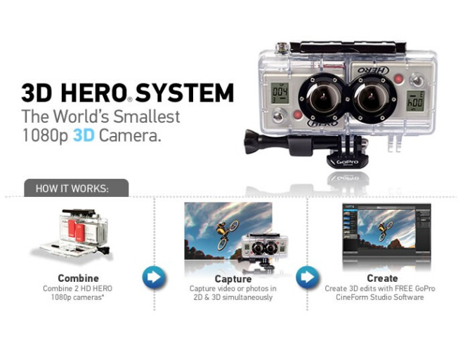 GoPro 3D HD HERO süsteem