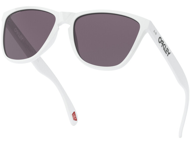 Päikeseprillid OAKLEY Frogskins 35th Anniversary Polished White Prizm Grey 35th Anniversary Polished White Prizm Grey