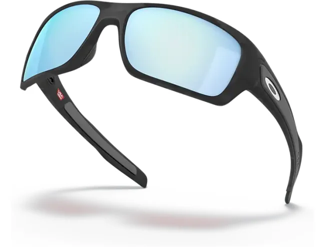 P&auml;ikeseprillid OAKLEY Turbine Matte Black Camo Prizm Deep Water Polarized