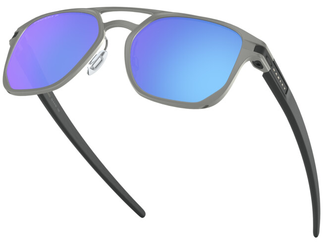 Päikeseprillid OAKLEY Latch Alpha Matte Light Gunmetal Prizm Sapphire Polarized