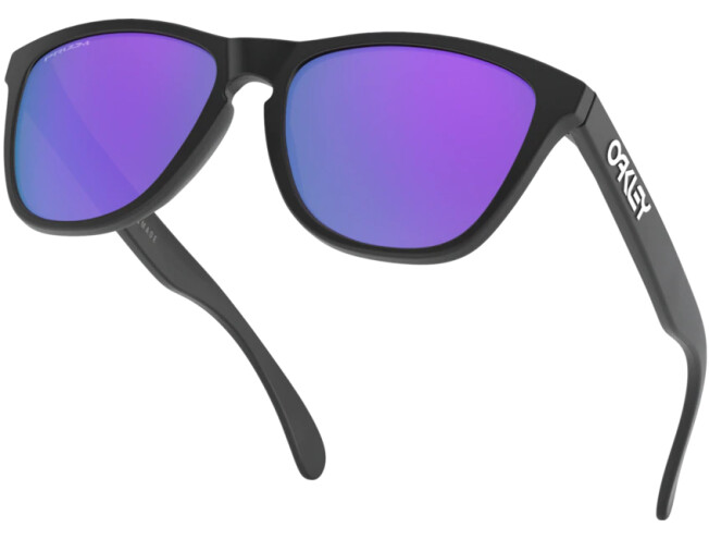 Päikeseprillid OAKLEY Frogskins Matte Black Prizm Violet