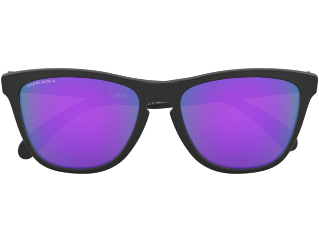 Päikeseprillid OAKLEY Frogskins Matte Black Prizm Violet
