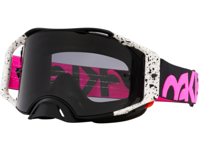 Krossiprillid OAKLEY Airbrake MX Black Splatter Dark Grey