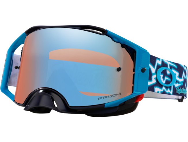Krossiprillid OAKLEY Airbrake MX Troy Lee Blue Lightning Prizm MX Sapphire Iridium