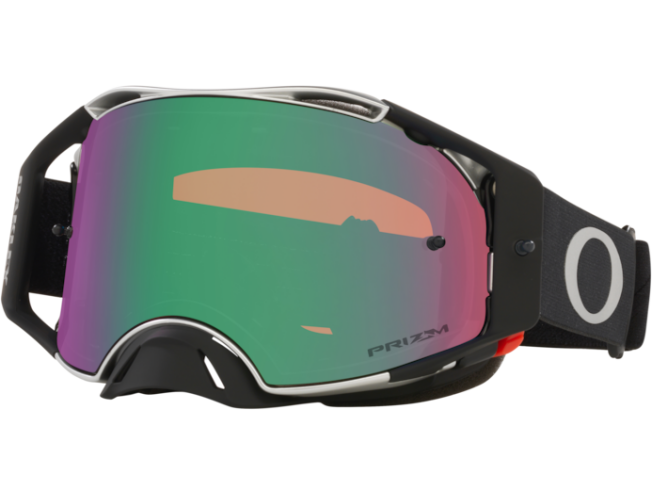 Krossiprillid OAKLEY Airbrake MX Tuff Blocks Gunmetal Black Prizm MX Jade Iridium