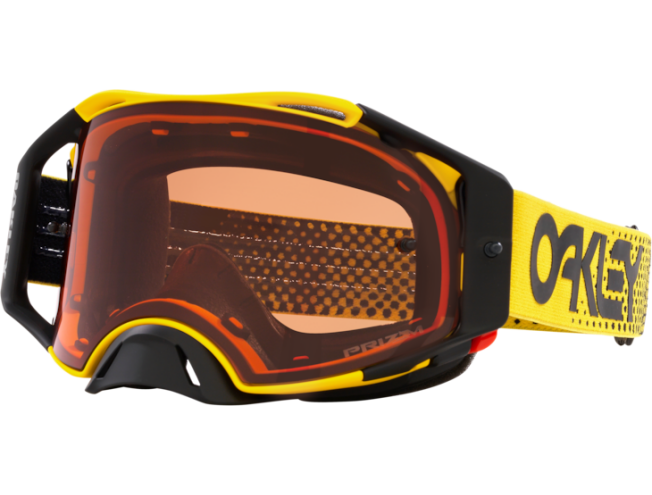 Krossiprillid OAKLEY Airbrake MX Moto Yellow Prizm MX Bronze