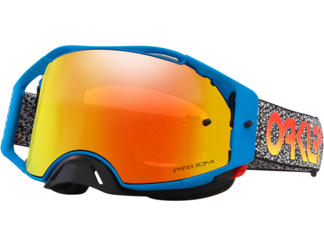 Krossiprillid OAKLEY Airbrake MX Blue Crackle Prizm MX Torch Iridium