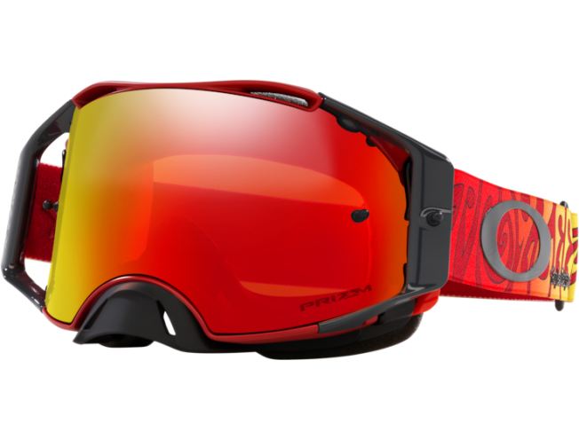 Krossiprillid OAKLEY Airbrake MX Troy Lee Trippy Red Prizm MX Torch Iridium
