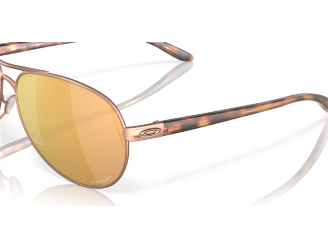 Päikeseprillid OAKLEY Feedback Satin Rose Gold Prizm Rose Gold