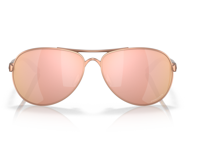Päikeseprillid OAKLEY Feedback Satin Rose Gold Prizm Rose Gold