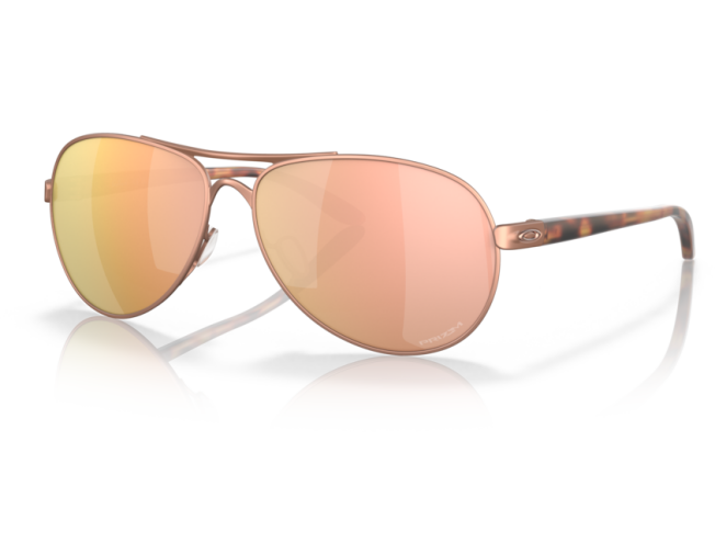 Päikeseprillid OAKLEY Feedback Satin Rose Gold Prizm Rose Gold