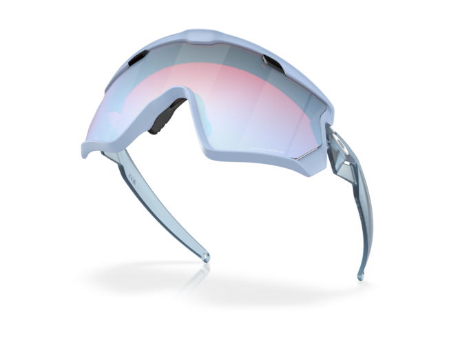 Päikeseprillid OAKLEY Wind Jacket 2.0 Matte Transparent Stonewash Prizm Snow Sapphire