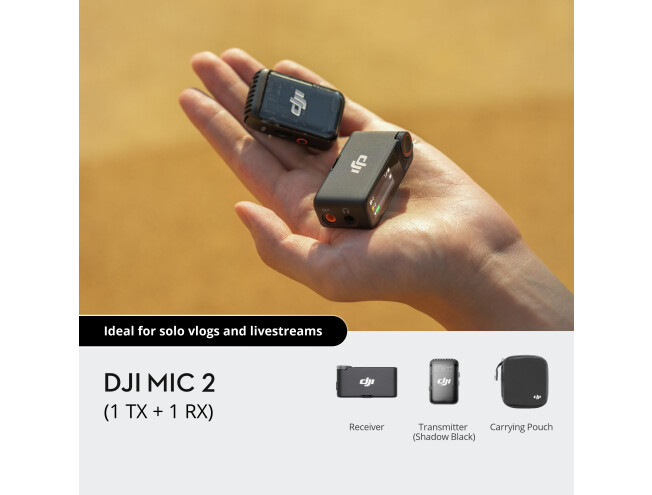 Mikrofon DJI Mic 2 (1tx + 1rx) 1TX+ 1RX