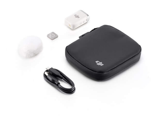 DJI Mic 2 Transmitter (Pearl White) Transmitter (Pearl White)