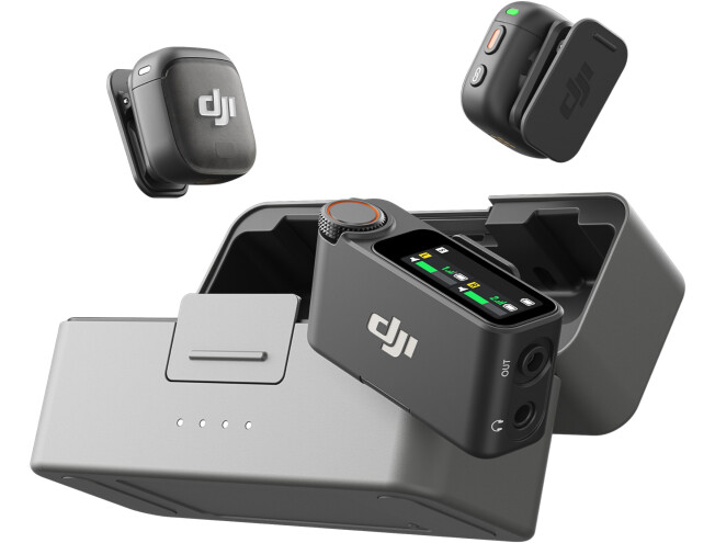 Mikrofon DJI Mic 3 2TX+ 1RX+ Laadimiskarp
