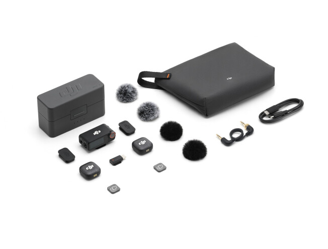 Mikrofon DJI Mic 3 2TX+ 1RX+ Laadimiskarp