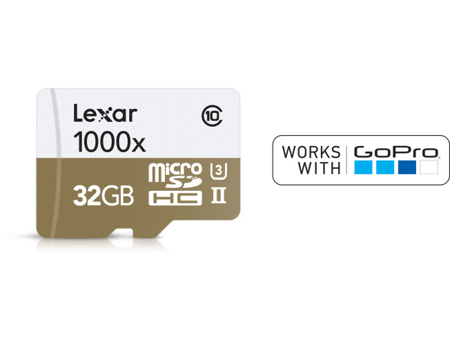 Lexar 1000x 32GB microSD class 10 UHS-II