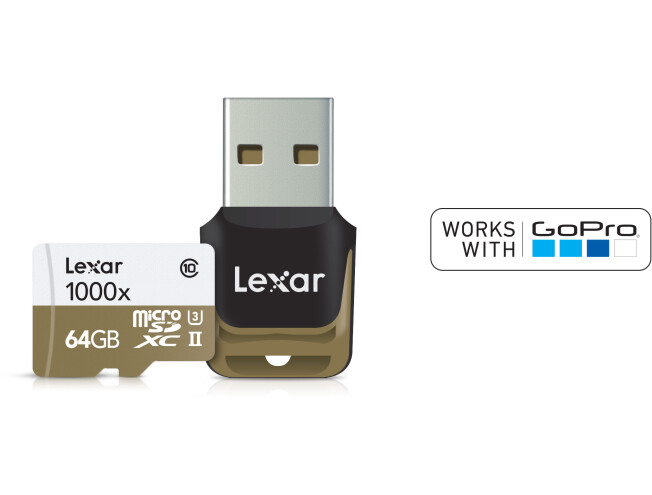 Lexar 1000x 64GB microSD class 10 UHS-II